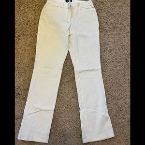 Express columnist barely boot white with black pinstripes